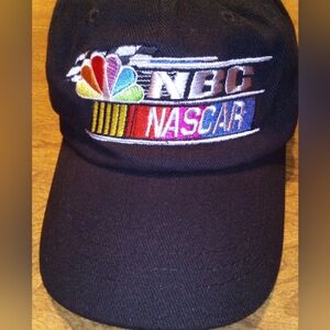 NASCAR NBC Adjustable Strap Black Baseball Cap